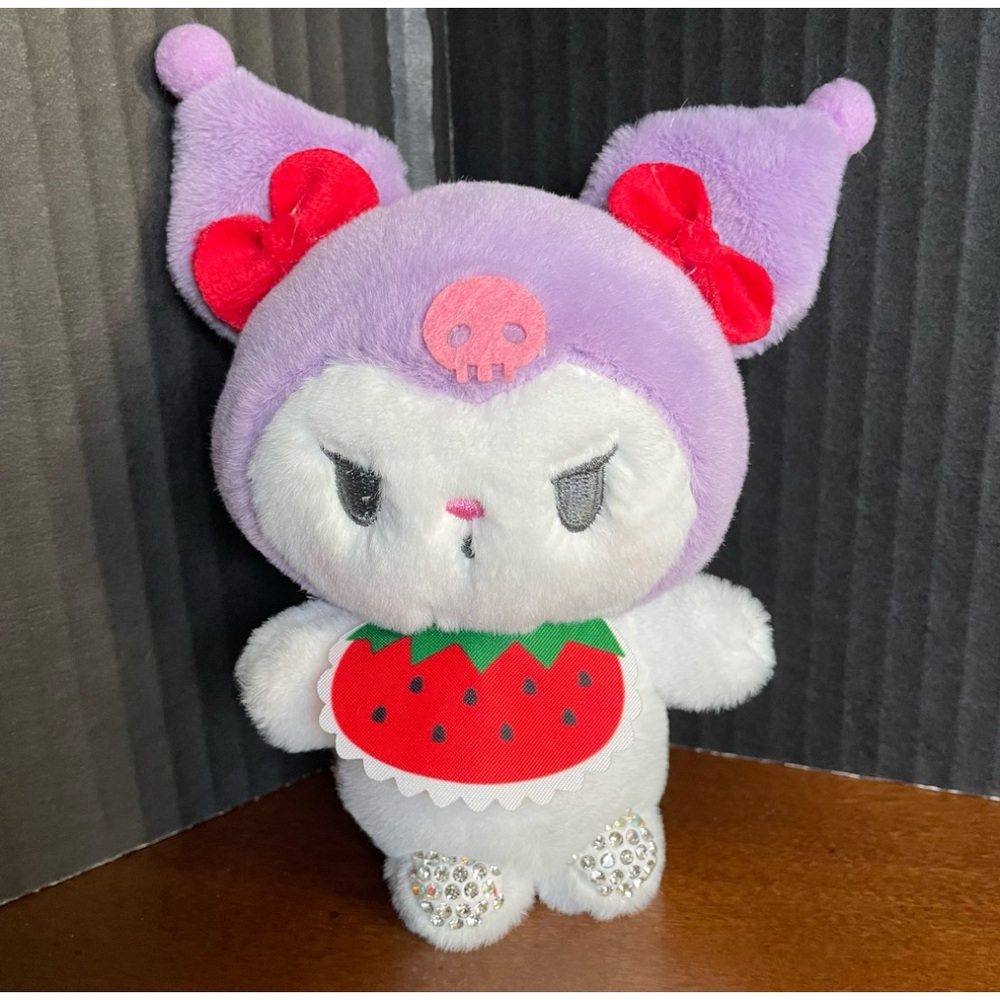 Kuromi Plush Pocketbook Charm or Keychain NWOT